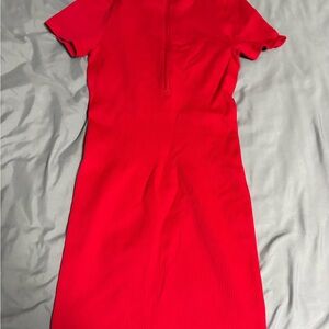 Chic Scarlet Mini Dress